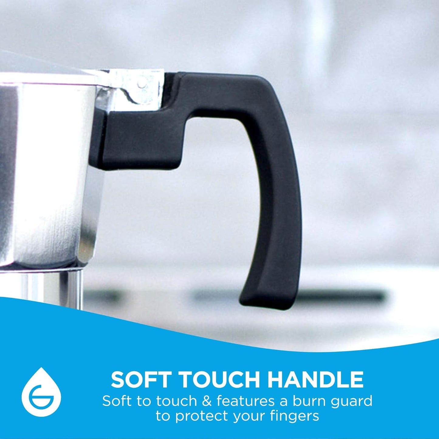 GROSCHE Milano Stovetop Espresso Maker Moka Pot Cuban Coffee Maker Stovetop Coffee Maker Moka Italian Espresso Greca Coffee Maker Brewer Percolator | 9 Espresso Cup, Tuxedo