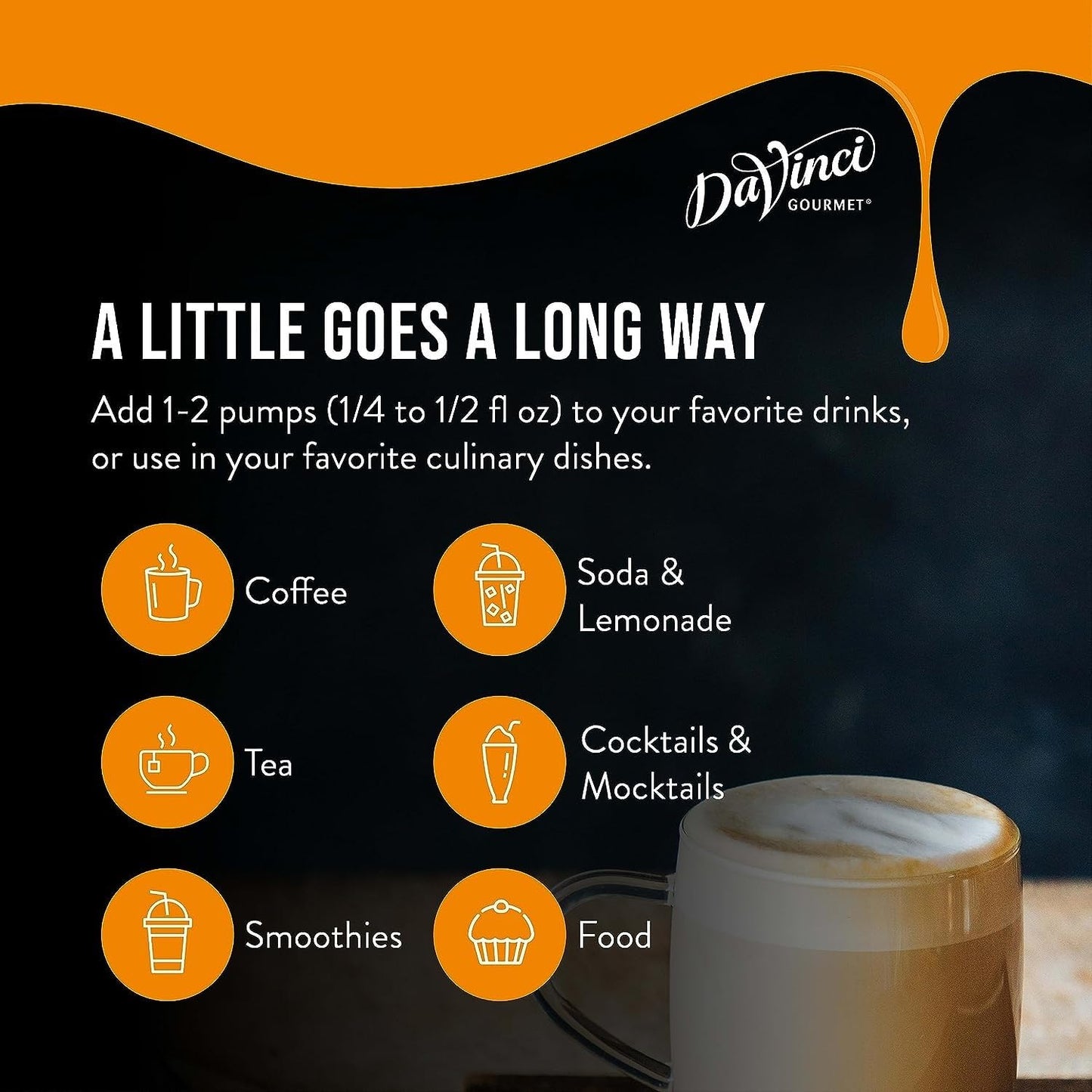 DaVinci Gourmet Classic Apple Syrup, 25.4 Fluid Ounce (Pack of 2)