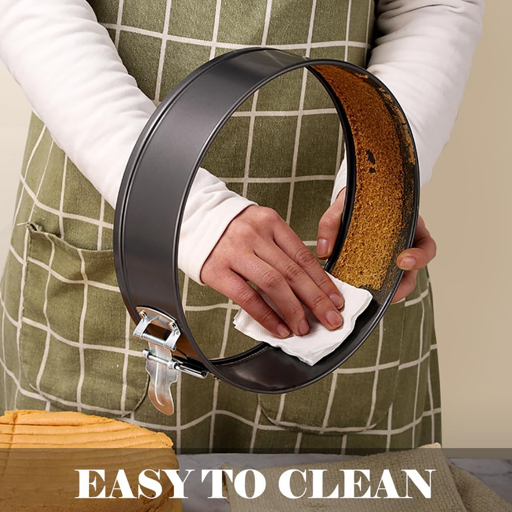 7 Inch Springform Pan for Instant Pot 6, 8 Qt Pressure Cooker 50Pcs Parchment Paper Baking Mold Round Leakproof Nonstick Removable Bottom Bakeware for Cake Cheesecakes Pizza and Quiches Accessories