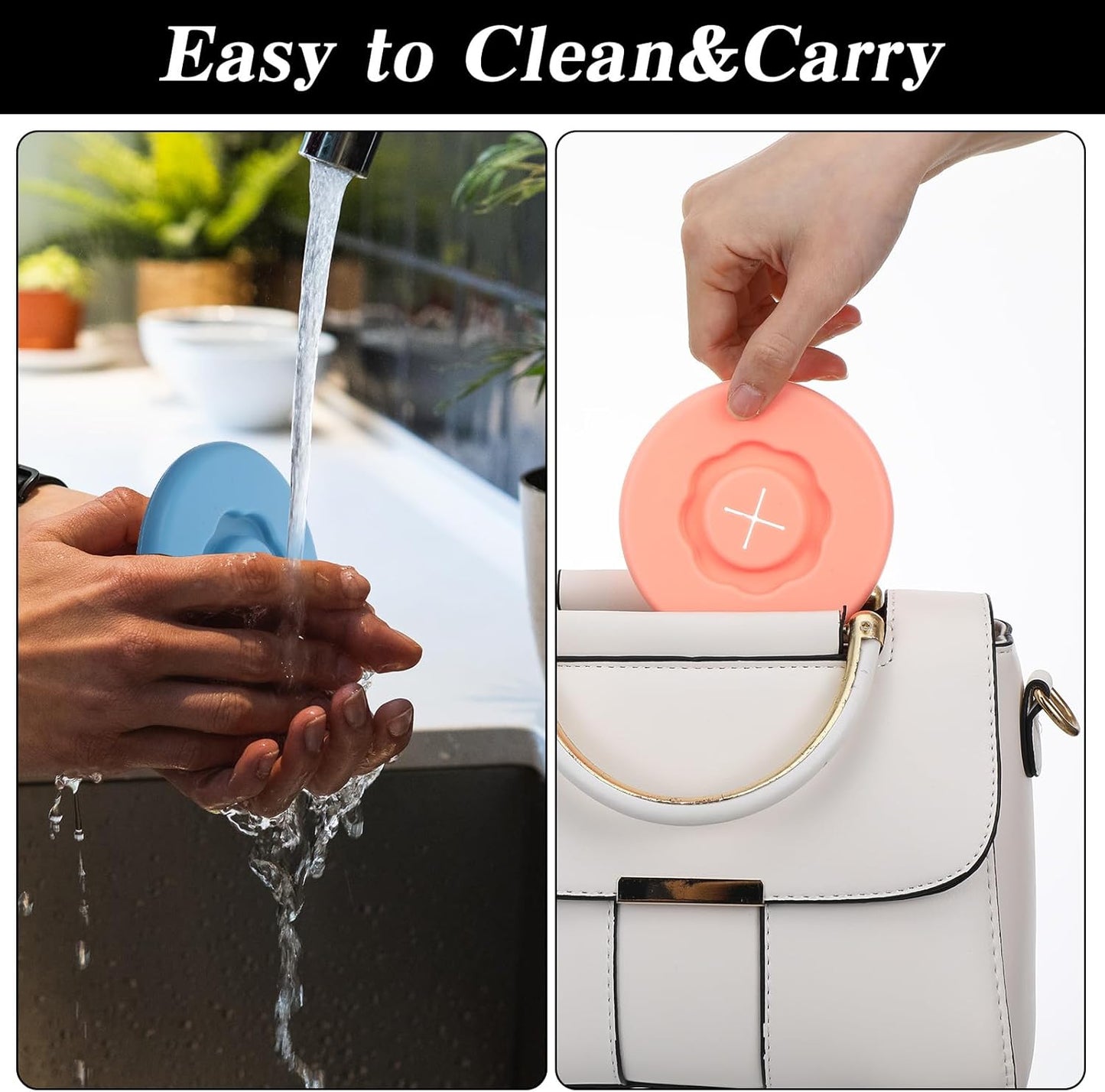 4PCS Silicone Lids Reusable Drink Covers for Alcohol Protection Cup Covers,Food Grade Anti-Dust Airtight Seal Lids with Straw Hole for Most Drinking Cups Glasse Coffee Tea Mugs