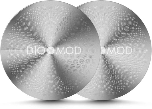 2 pack 53.35mm Espresso Puck Screen, 0.9mm 150μm Ultra Thin Coffee Espresso Filter Screen - Mesh Reusable Filter for Espresso Portafilter Filter Basket 54mm