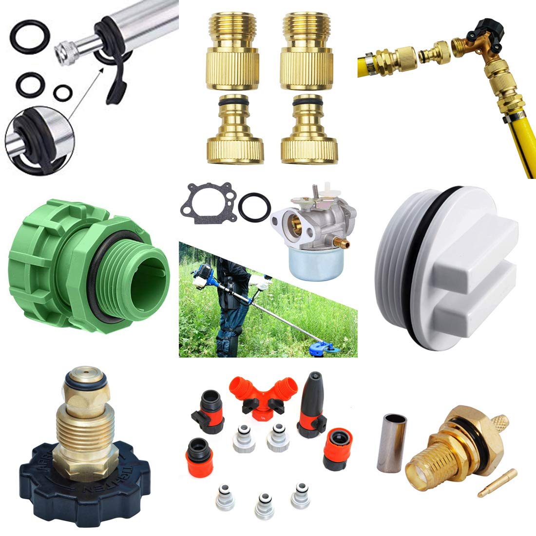 [30 Pcs] Silicone O-Rings White 9mm OD 6mm ID 1.5mm Width, Metric VMQ Sealing Gasket for Cup Lids, Coffee Maker, Brewing Fitting, Washer, Filter, Pump, Plumbing, Hose, Gauge, Auto, Machine