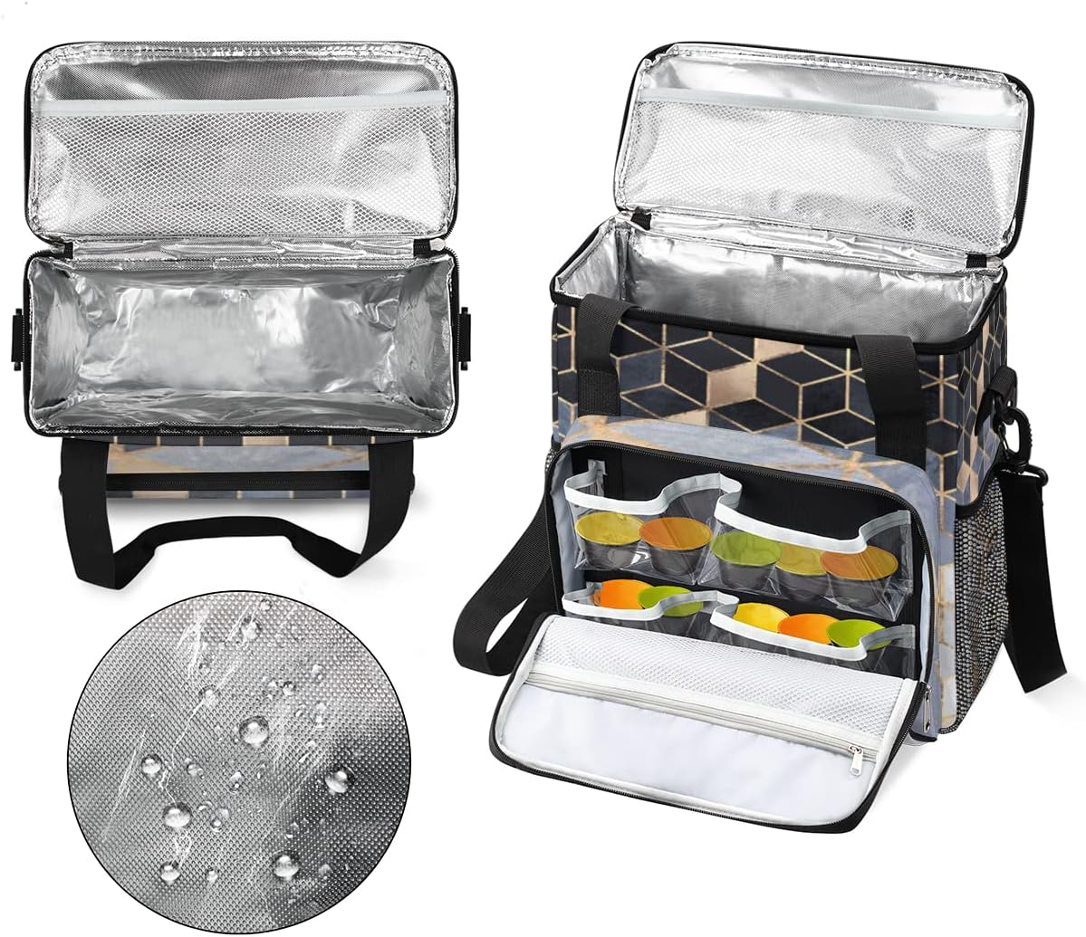 cfpolar Coffee Maker Storage Bag, Waterproof Travel Carrying Storage Tote Bag Organizer Case, Compatible with K-Mini or K-Mini Plus, And Suitable for Other Accessories， With Pockets for K-Cup Pods