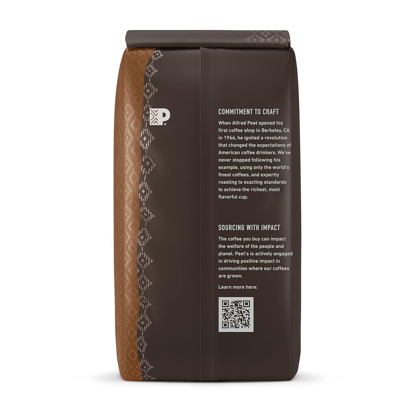 Peet's Coffee, Dark Roast Ground Coffee - French Roast 36 Ounces (2 Bags of 18 Ounces)