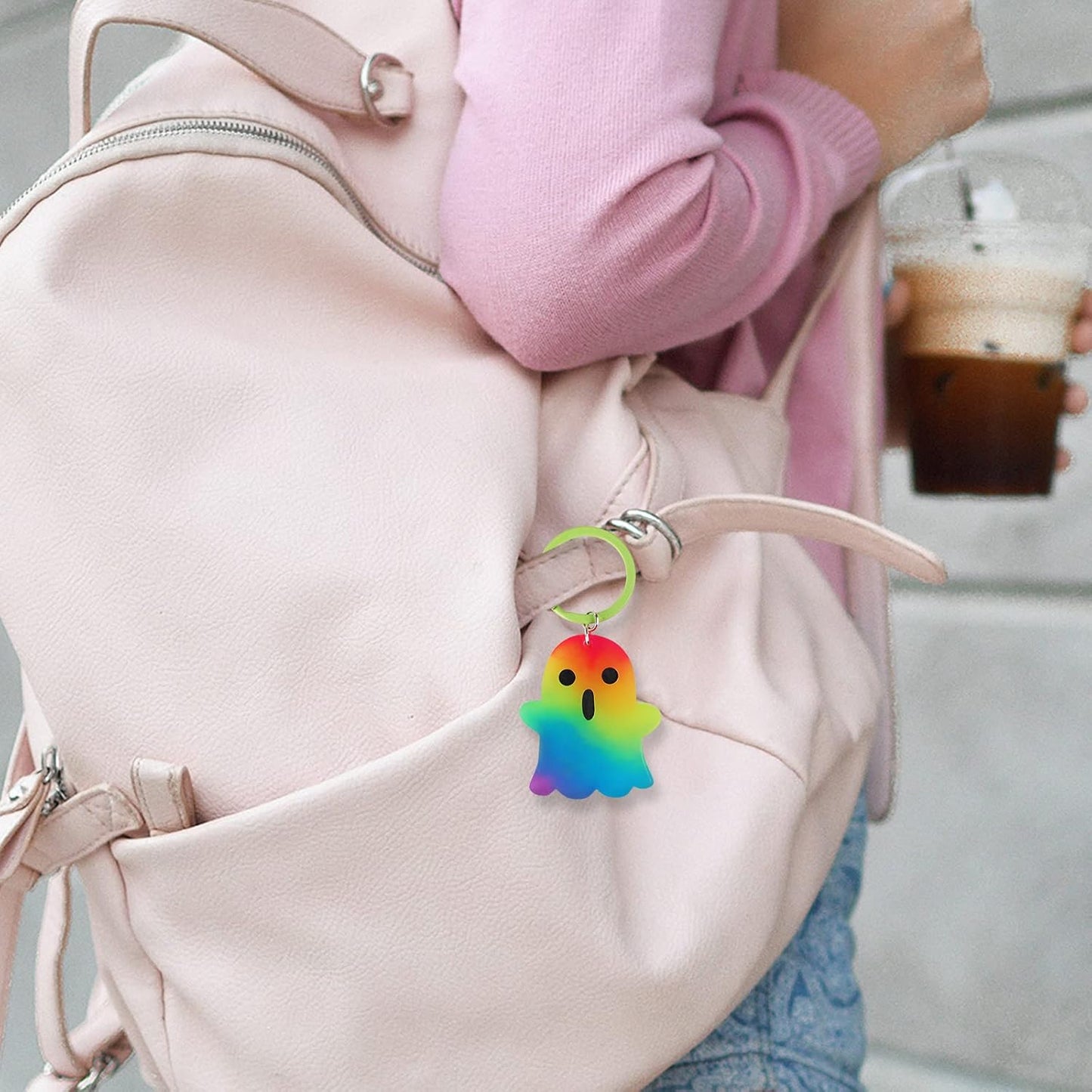 LET'S RESIN Ghost Shape Resin Earring Molds, Silicone Molds for Epoxy Resin with Earring Accessories, Jump Rings, Epoxy Resin Molds for DIY Keychain, Halloween Decoration