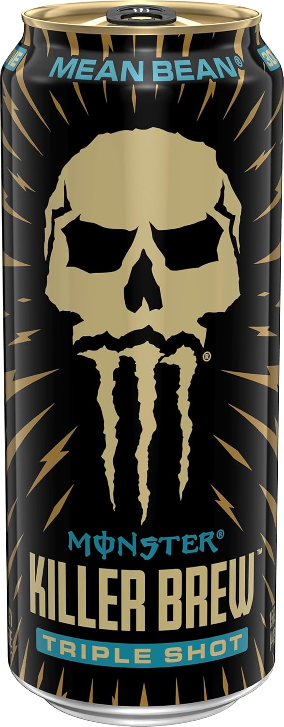 Monster Energy Killer Brew Mean Bean,15 Fl Oz (Pack of 12)