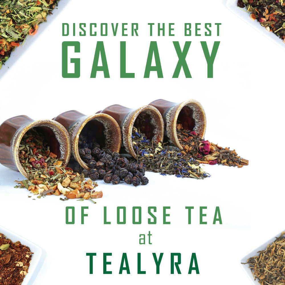Tealyra - Rooibos Roman Province - Red Bush - Lavender and Blueberries - Herbal Loose leaf Tea - Caffeine-Free - Relaxing Tea - All Natural - 110g (4-ounce)