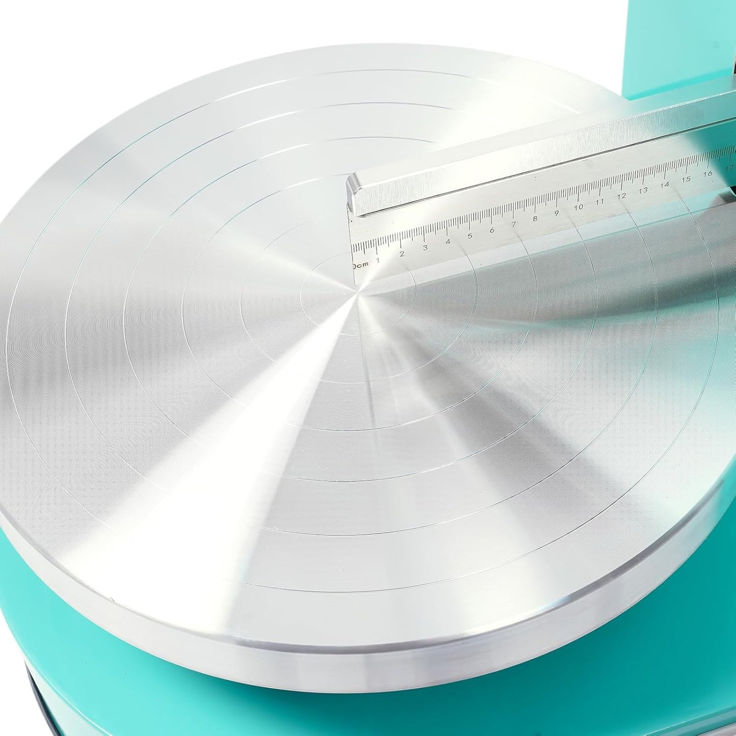 Cake Decorating Machine, Electric Birthday Cake Cream Smooth Coating Decoration Machine, Cake Smoother Icing Machine,Cake Cream Spatula Machine for 4-12inch Cake (Green)