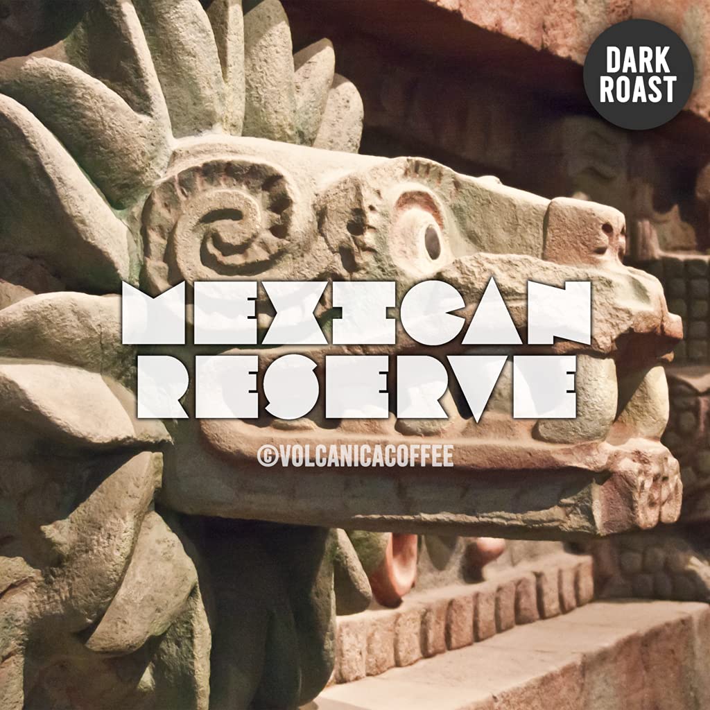 Mexican Coffee, Dark Roast, Whole Bean, USDA Organic, Fresh Roasted, Kosher, 16-ounce