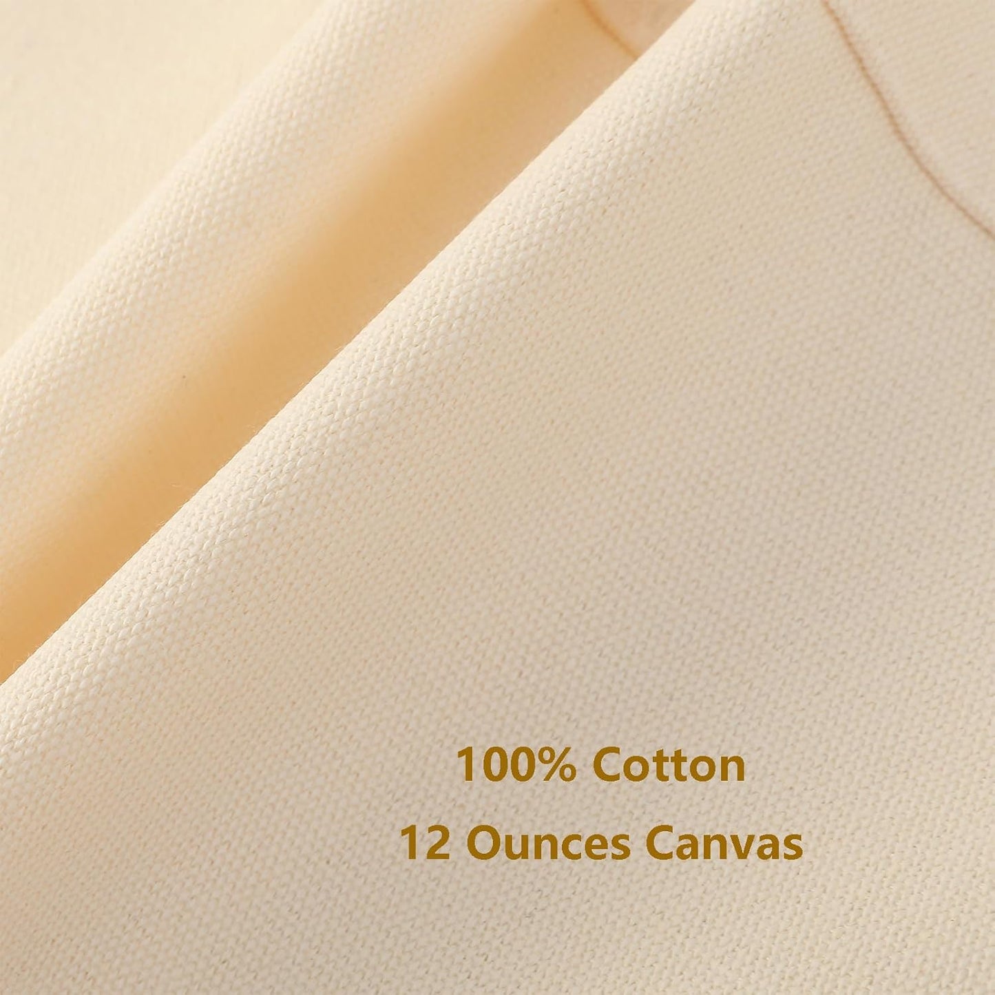 AFUN Chef Aprons for Women Men with Large Pockets, Cotton Canvas Cross Back Water Repellent Work Apron, Size M to XXL (Cream)