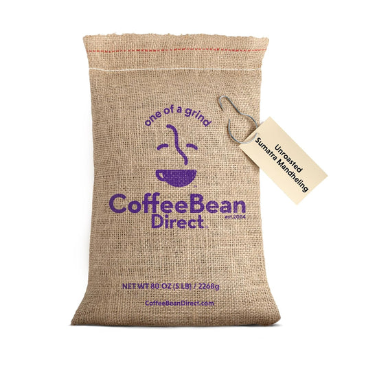 Coffee Bean Direct Unroasted Sumatra Mandheling, 5 Pound (Pack of 1)