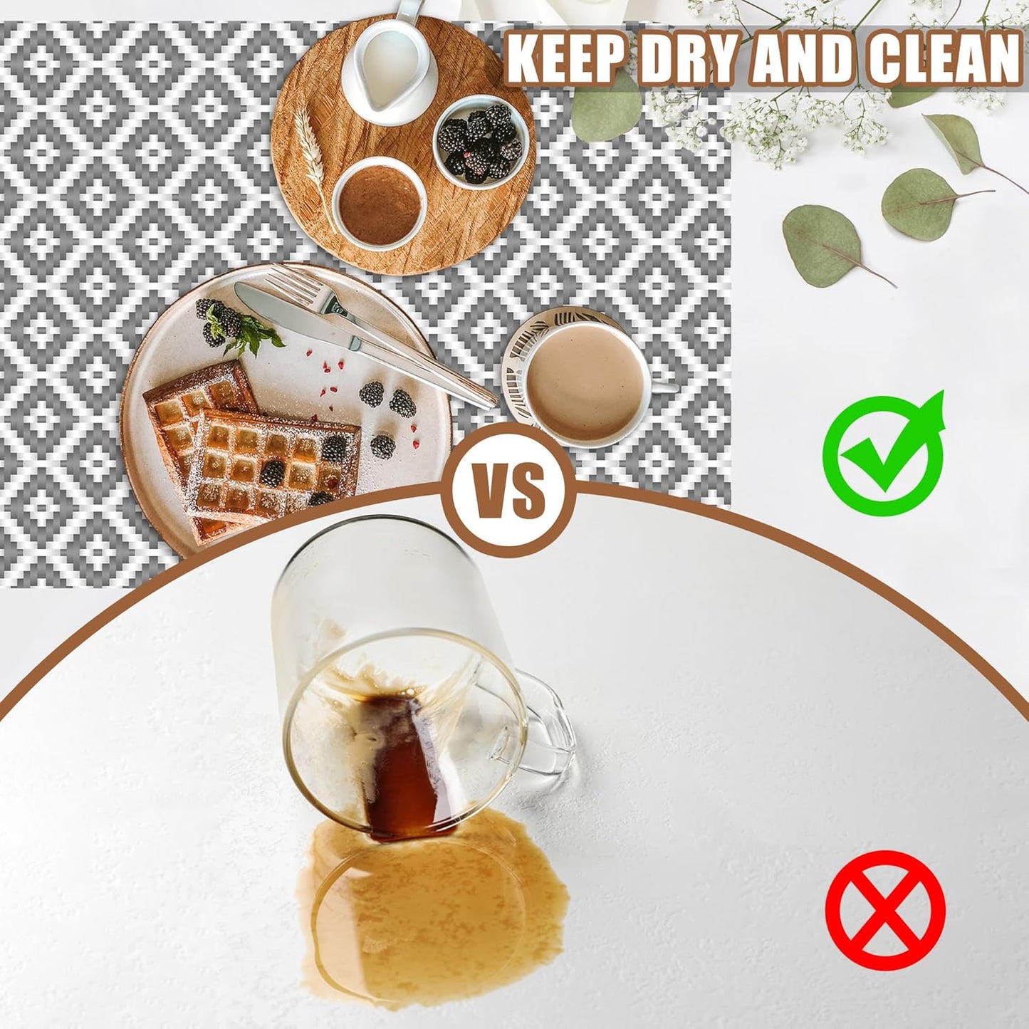 Ethnic Geometric Dish Drying Mat for Kitchen Counter Bar Mat Hide Stain Absorbent Rubber Backed Coffee Mat Maker Espresso Machine Bar Accessories 11.8 x 19.7 Inch