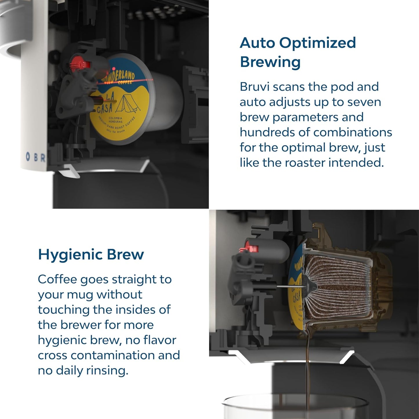 The Bundle | Single-Serve Coffee System | Includes 20 Coffee and Espresso B-Pods Coffee Brewer