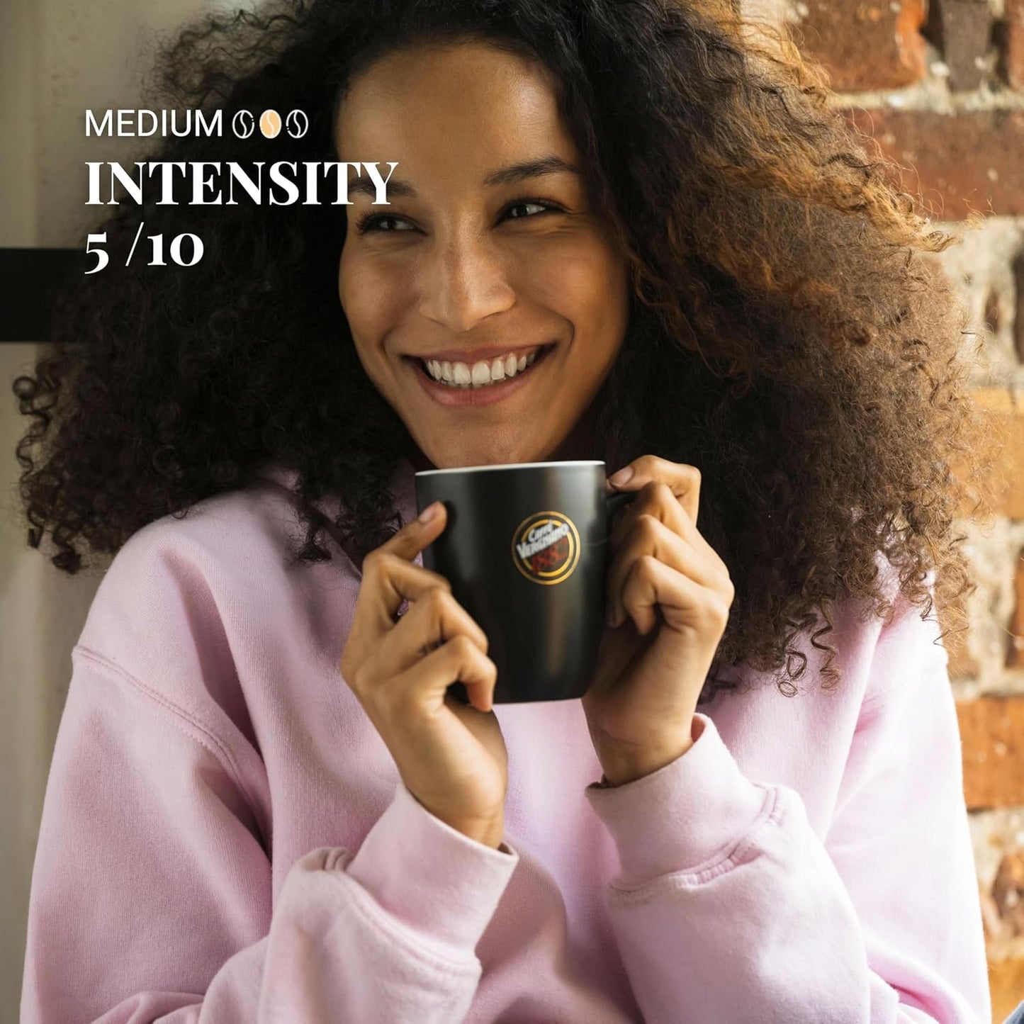 Caffe Vergnano 1882 Antica Bottega Whole Bean Arabica Medium Roast Espresso, 2.2 lbs Bag - Italian Coffee Beans with notes of Chocolate, Nuts & Caramel, Intensity 5/10-1000g Bag