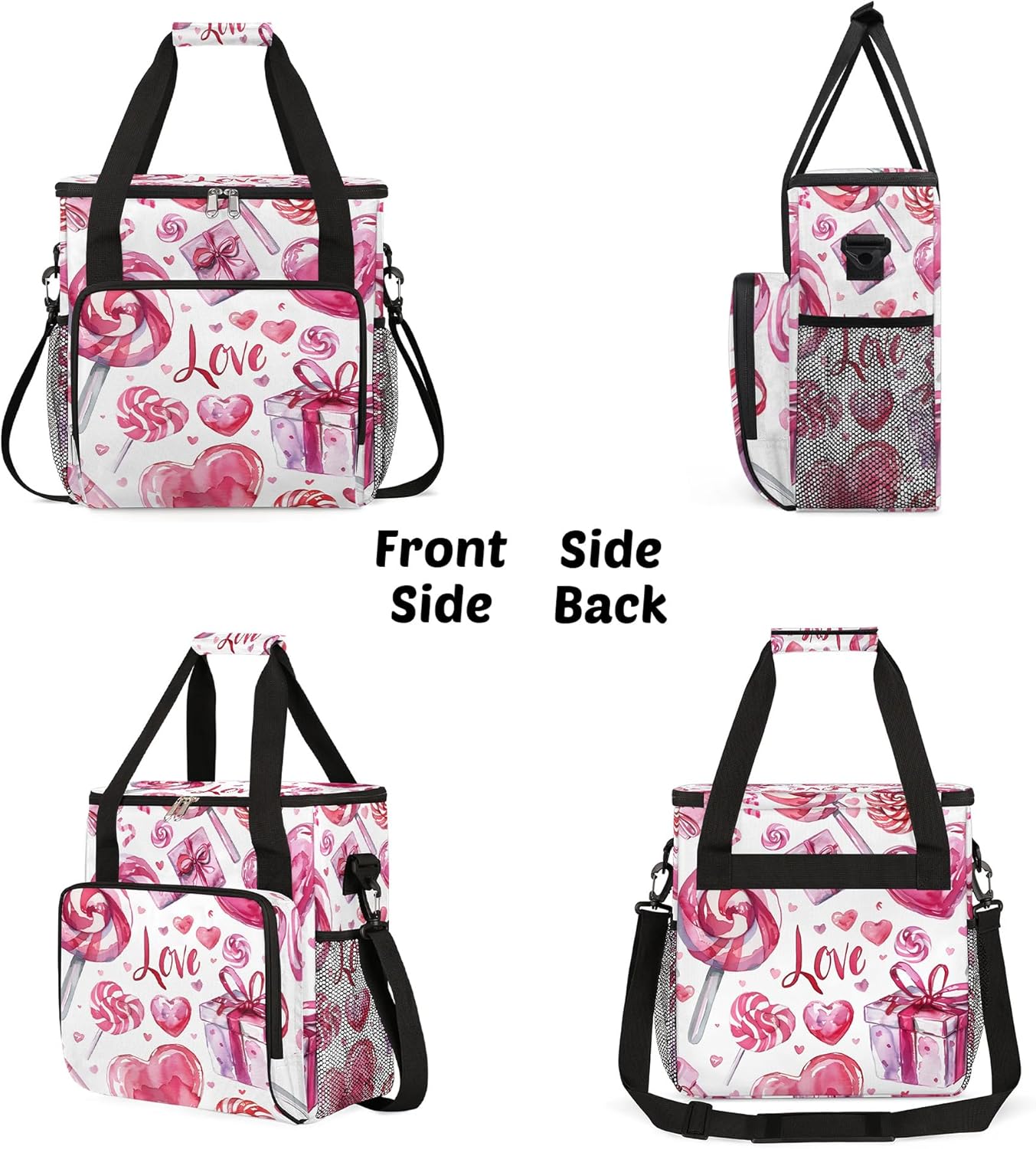 Coffee Maker Travel Bag Compatible with Keurig K-Mini, K-Mini Plus, Nespresso Vertuo or Other Accessories, Portable Coffee Maker Case with Shoulder Strap for Travel(Bag Only)