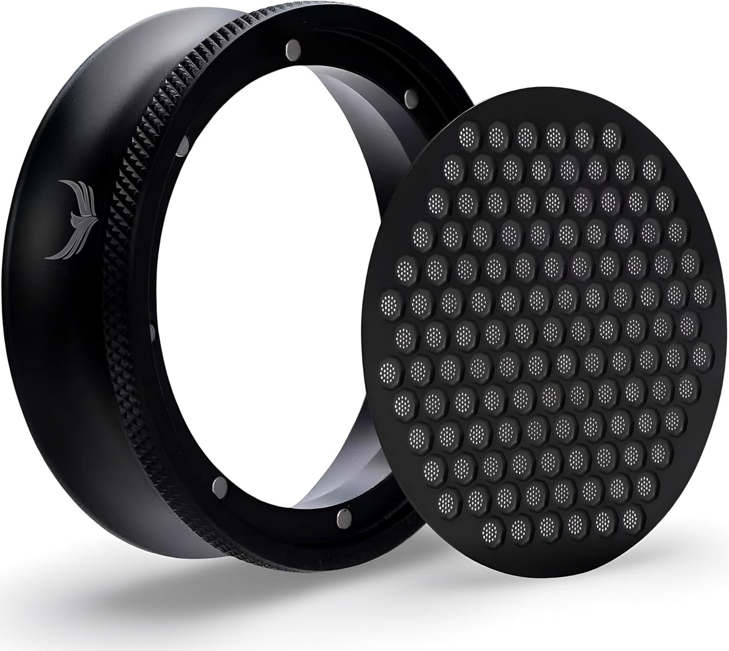 58mm Espresso Tool Kit Coffee Dosing Funnel and Puck Screen Set Inludes Magnetic Portafilter Funnel 58 mm and Puck Filter Barista Tools for All 58mm Espresso Machines