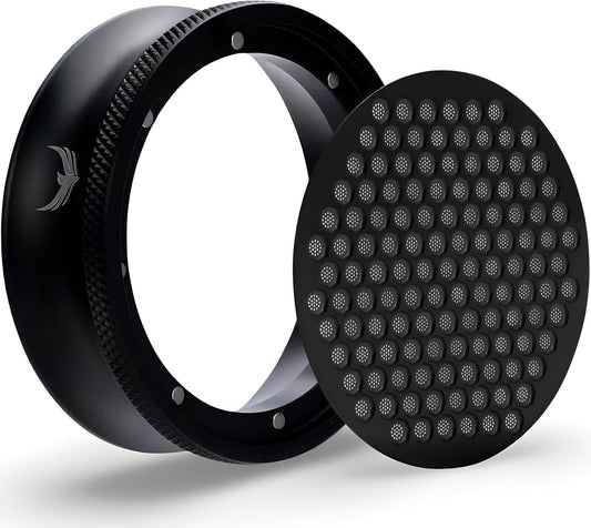 51mm Magnetic Dosing Funnel and Espresso Puck Screen Kit- Premium Portafilter Funnel And Puck Filter For 51 mm Portafilter Basket