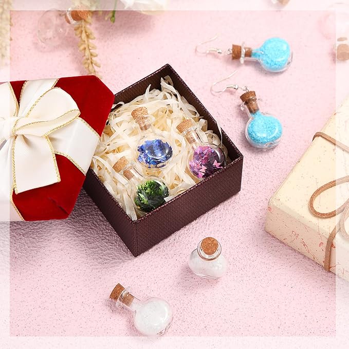 Zhehao 200 Pcs 2 ml Mini Glass Bottles Jars with Cork Stoppers Small Wishing Bottle Tiny Jars with Cork Mini Potion Bottles Clear Drifting Bottle for Wedding Birthday Party DIY Crafts Supplies