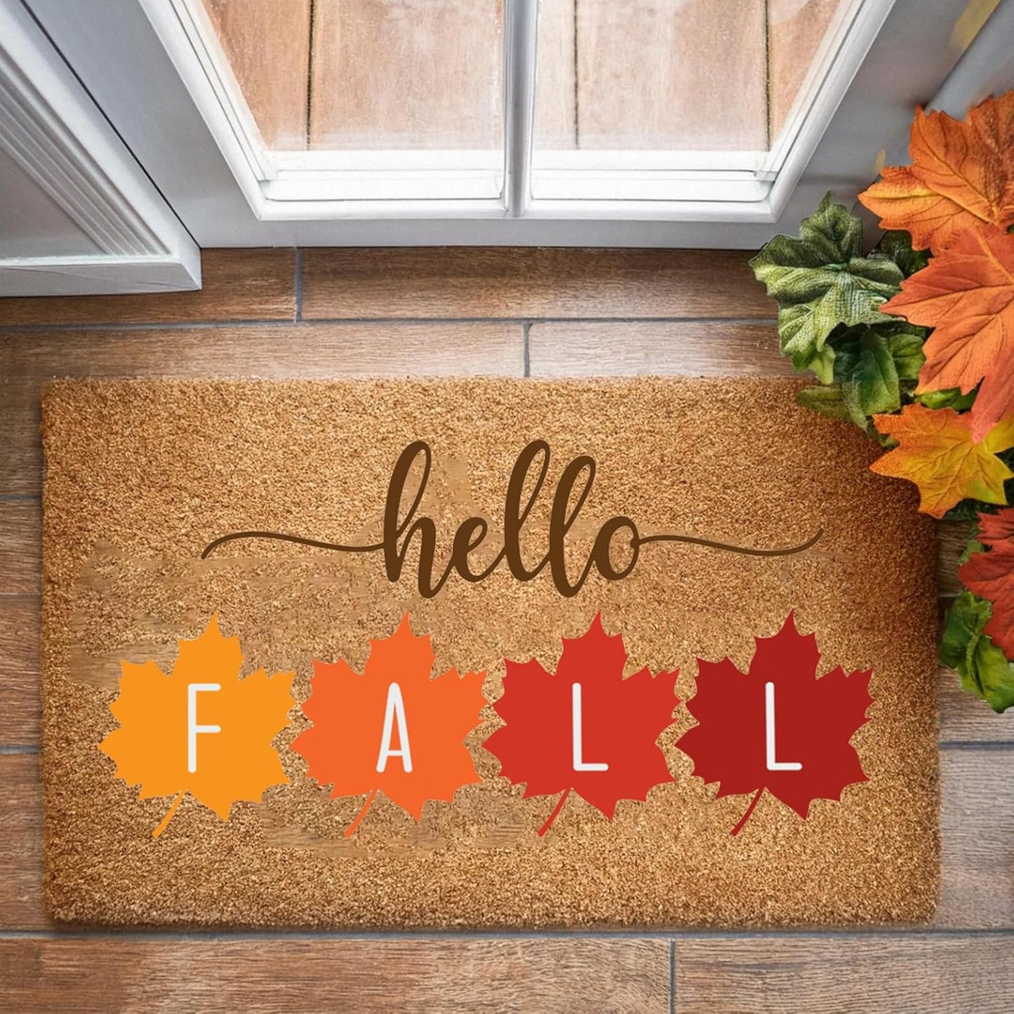 Fall Stencils for Door Mats Reusable Fall Doormat Stencils Hello Pumpkin Stencil for Doormats Wood Sign Decor