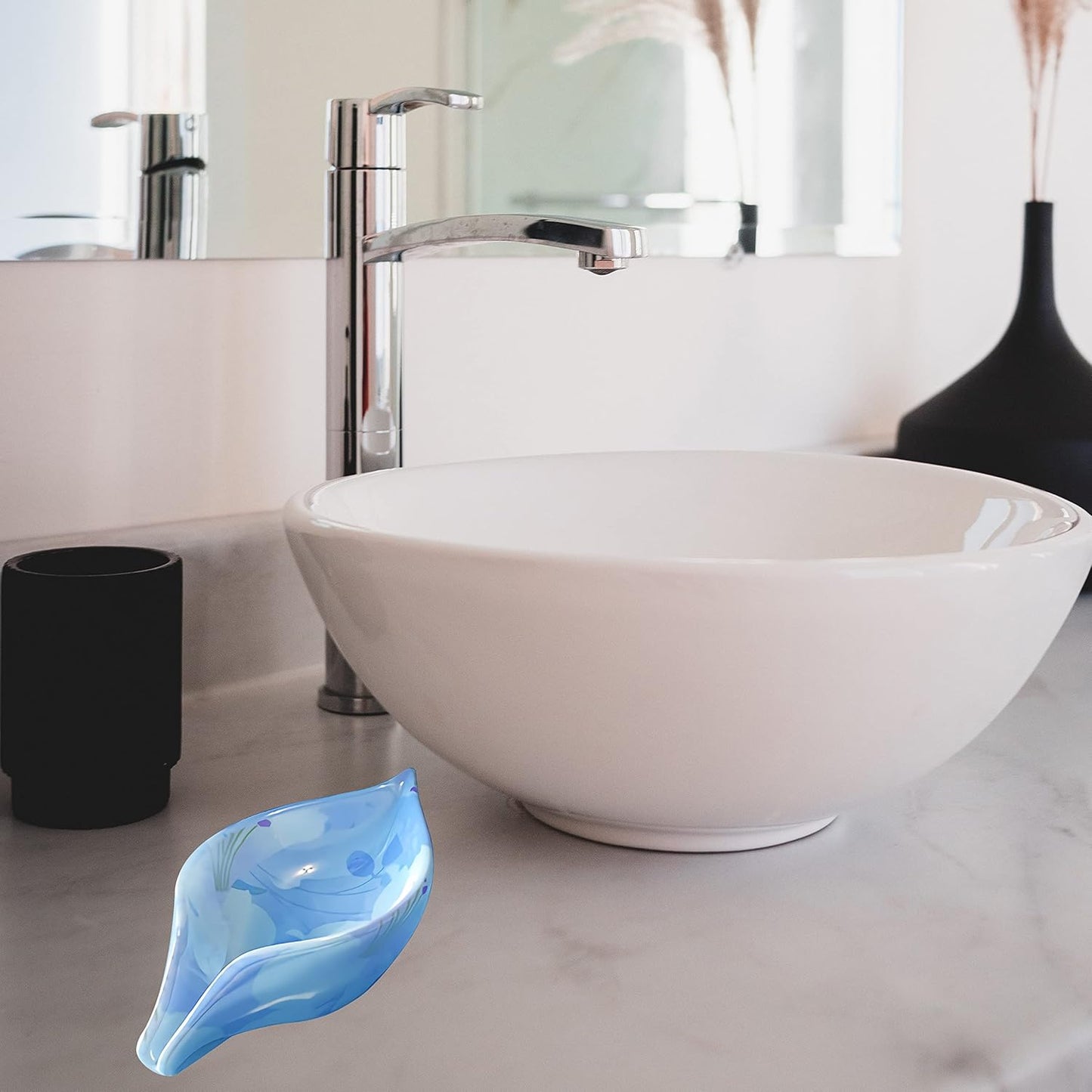 Self-Draining Leaf Shape Soap Tray - Silicone Resin Mold for Epoxy Casting, DIY Soap Holder