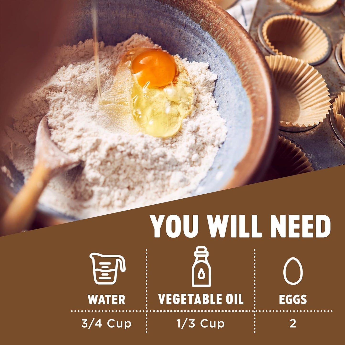 Krusteaz Muffin Mix, Double Chocolate Muffin Mix, Made with Real Chocolate Chips & No Artificial Flavors, Colors or Preservatives, 20 Ounce Box (Pack of 12)