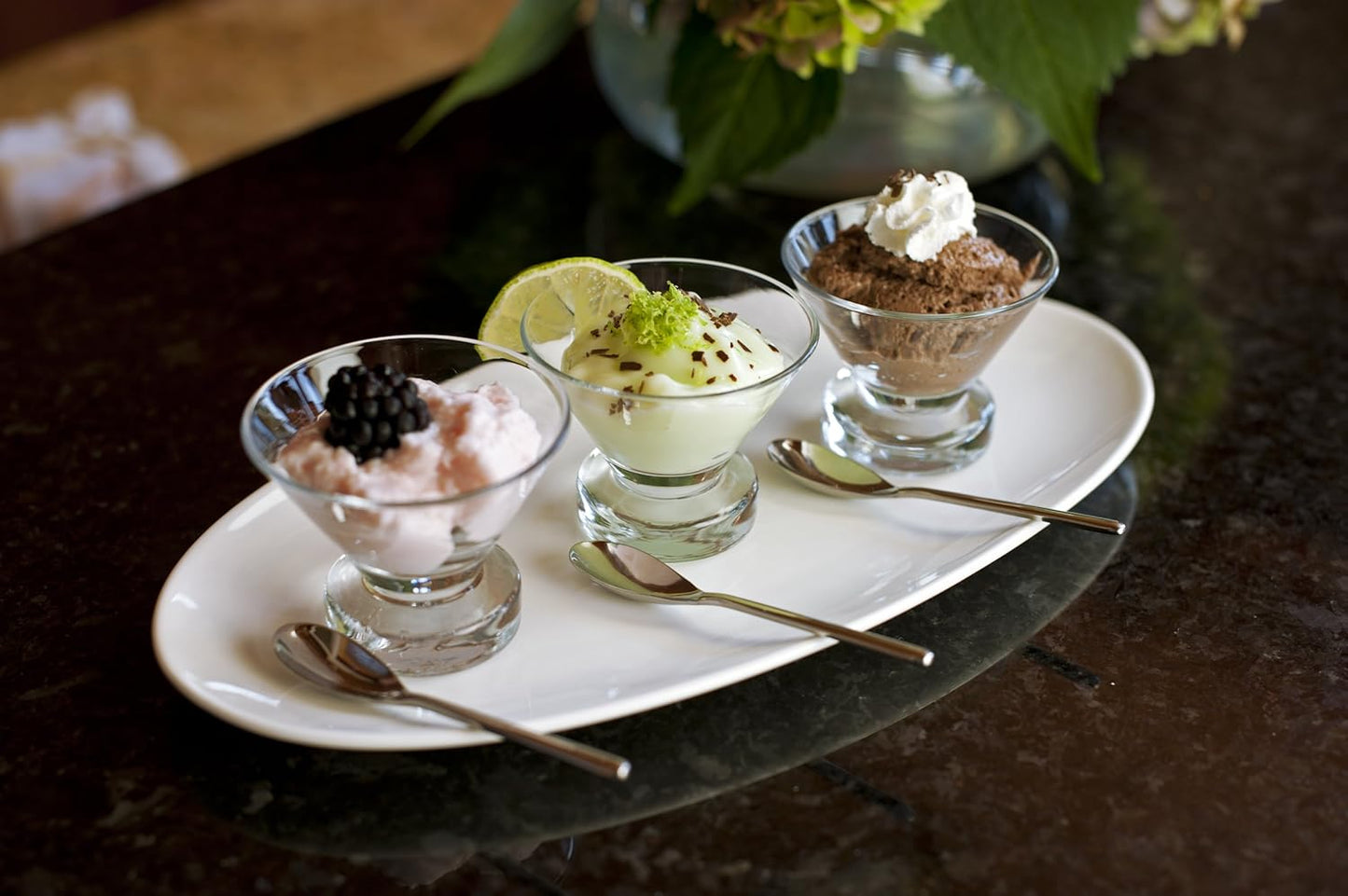 Fortessa Dragonfly 18/10 Stainless Steel Flatware Espresso Spoon, 4.1-Inch, Set of 12, Silver