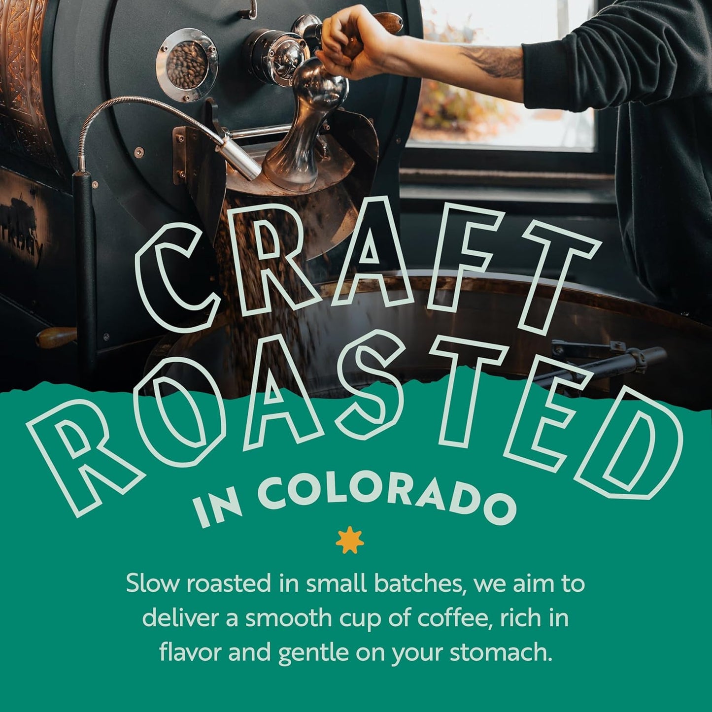 Clean Coffee Co. - Low Acid Dark Roast, Tested for Molds and Toxins, Honduras Blend, Notes of Caramel, Dark Chocolate, and Toasted Malts (Ground, 12 oz Bag)