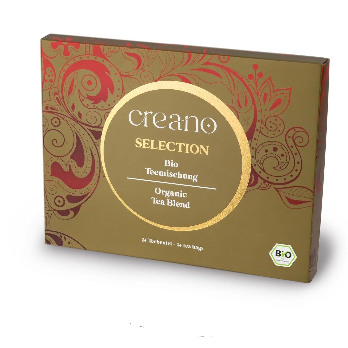 Creano Organic Tea Gift Set – 24 Organic Tea Bags in 6 Dreamy Varieties – 48 g*