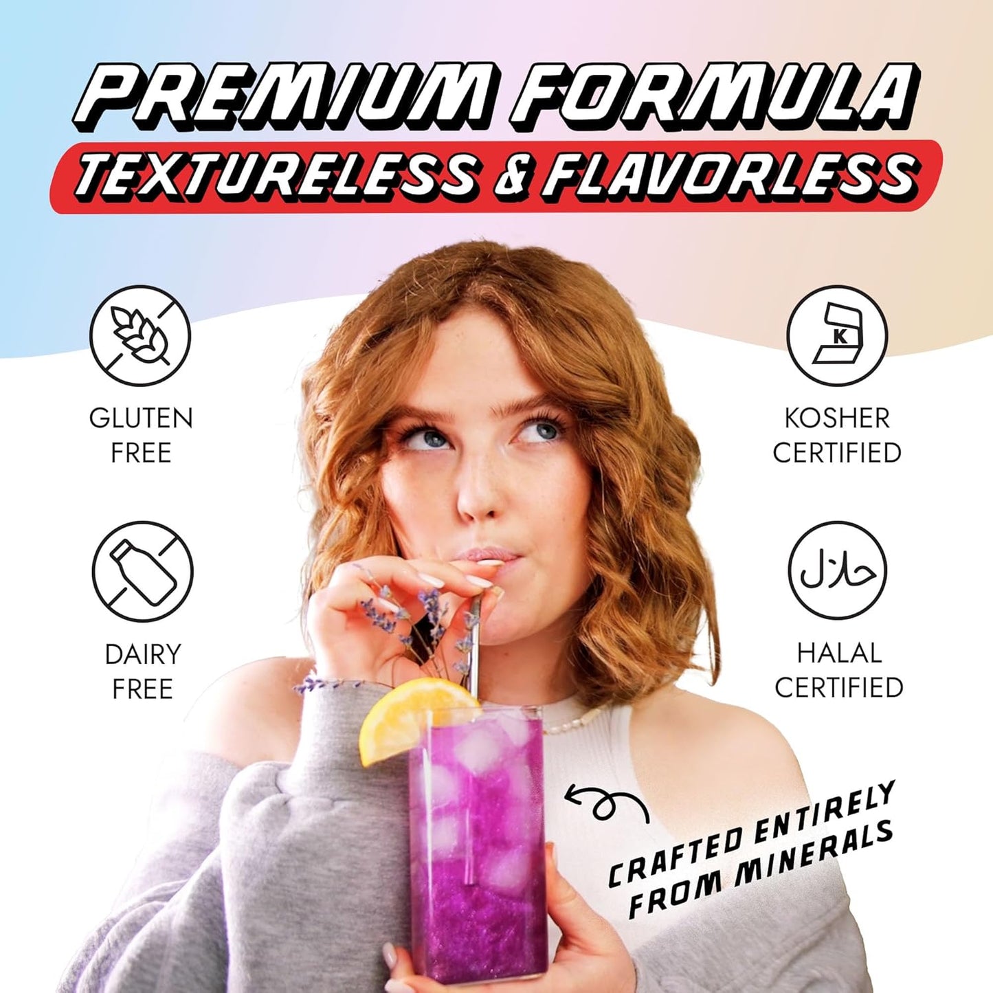 MONÉGASQUE Magic Rainbow Edible Glitter for Drinks 10g – Edible Glitter for Cakes & Cocktails – Cocktail & Drink Shimmer Powder – Sparkles for Drinks – Halloween Food & Cake Decorations Spray Dust