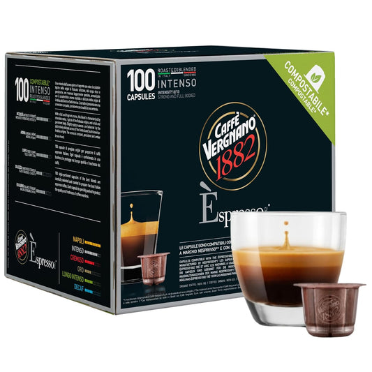 Caffe' Vergnano Medium Roast Espresso Original Line Machine Compatible Capsules