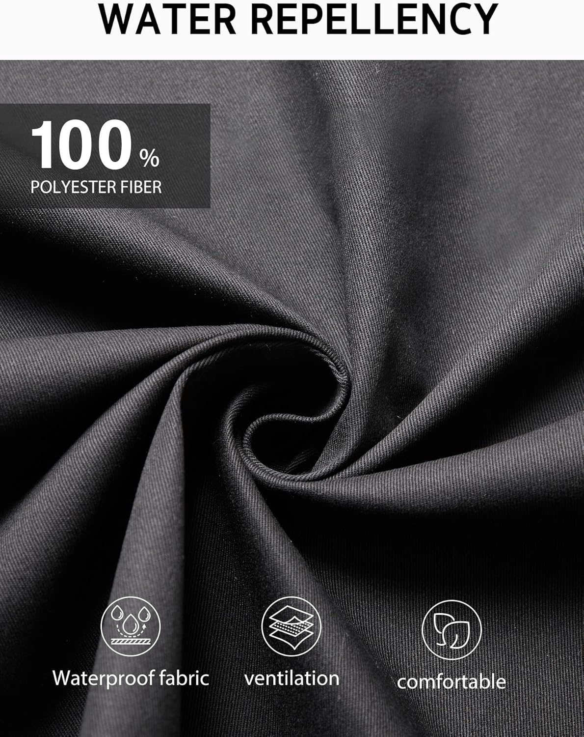 Syntus 12 Pack Server Apron with 3 Pockets, Waterdrop Resistant Waitress Waiter Waist Apron, 11.5-inch Black