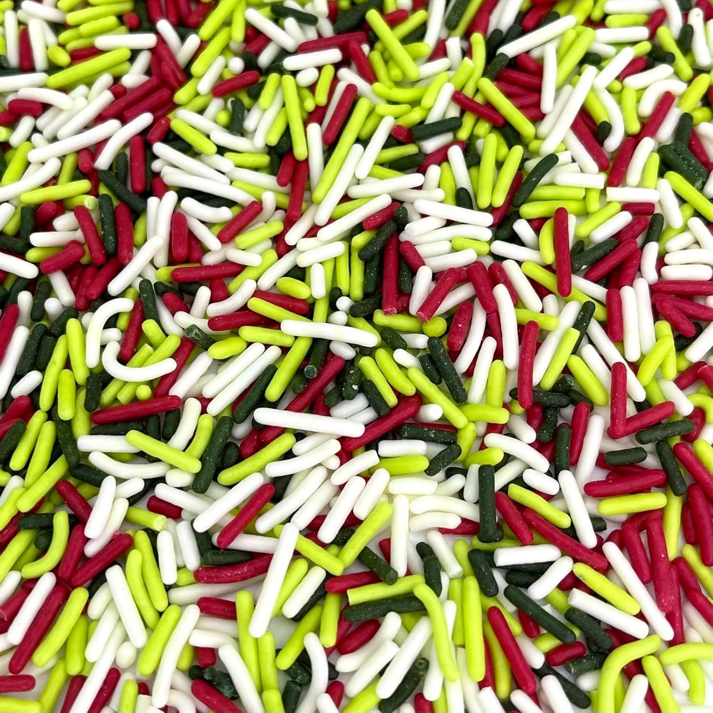 Manvscakes, Natural Christmas Sprinkles, No Artificial Dyes, Gluten Free, Holiday Cookies, Edible, Christmas Cake Decorations, 3 ounces, Nut Free, Baking