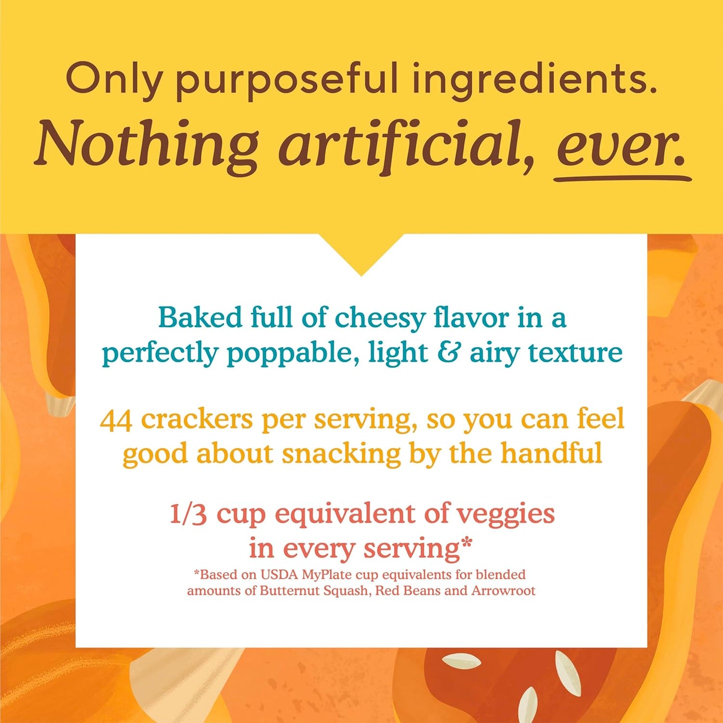 Simple Mills Pop Mmms Cheddar Baked Snack Crackers and Pop Mmms Pizza Baked Snack Crackers (Pack of 2)