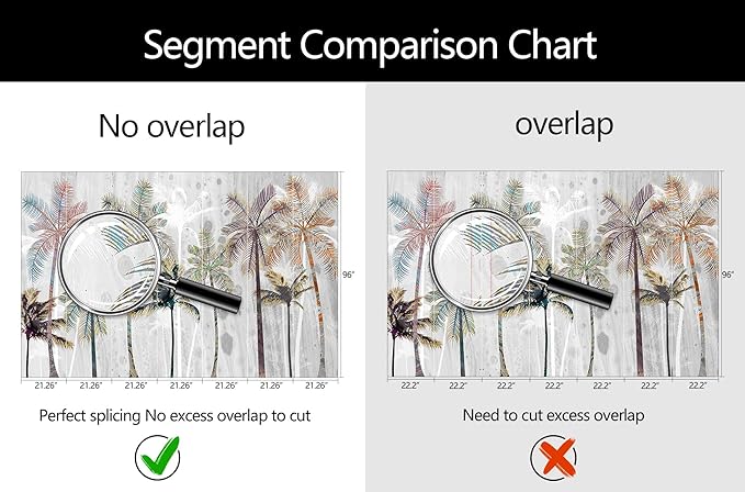 Hand Painted Coconut Tree Wallpaper Bedroom Tropical Plants Leaves Landscape Wall Mural Living Room (Not Peel and Stick)