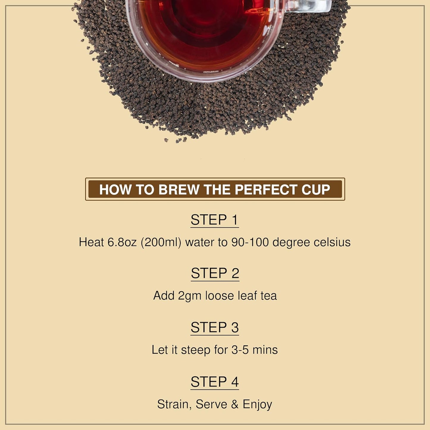 BREWIX, Premium CTC Assam Black Tea (125+ Cups, 8.82oz/250g) Strong and Full Bodied Loose Leaf Tea | For Kombucha, Indian Milk Tea, Iced Tea & English Breakfast Tea