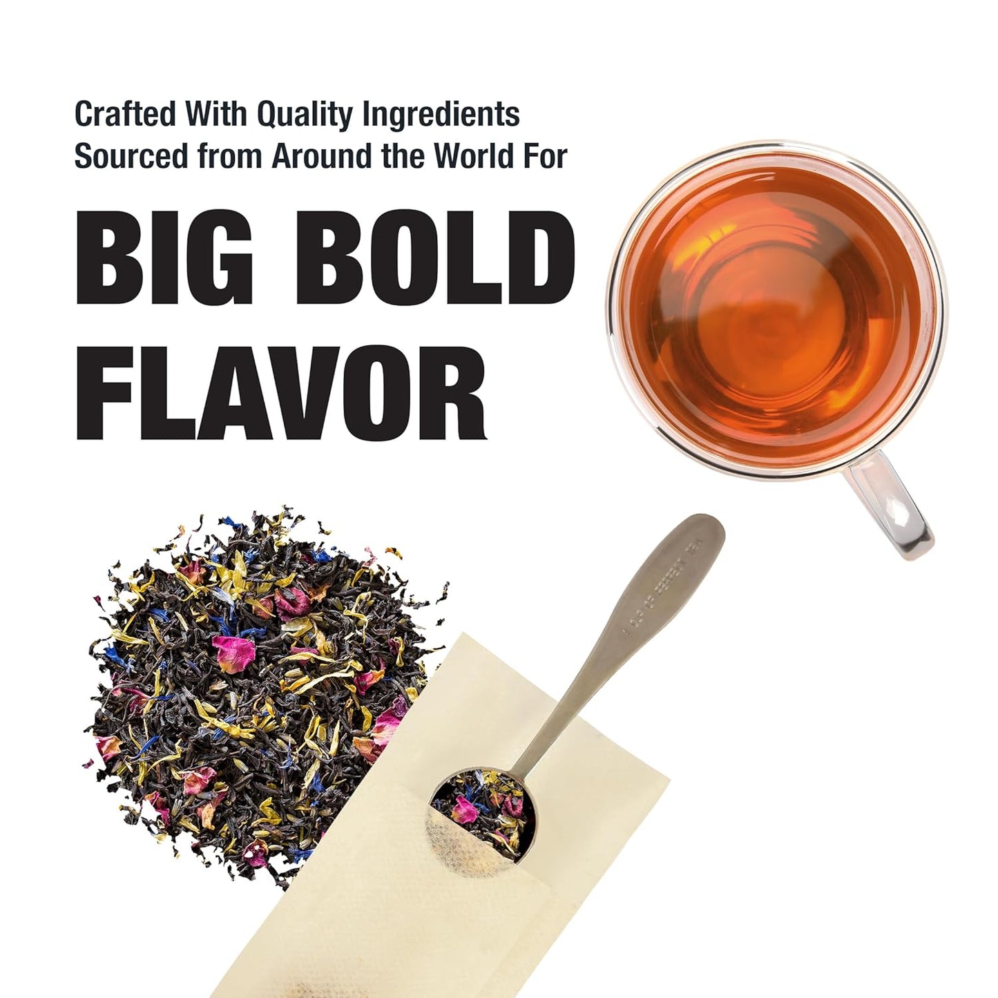 Tiesta Tea - Victorian Earl Grey, Loose Leaf, Floral Earl Grey Black Tea, Premium High Caffeinated Black Drink, Make Hot or Iced, Brews Up to 50 Cups, 4oz Refillable Tin