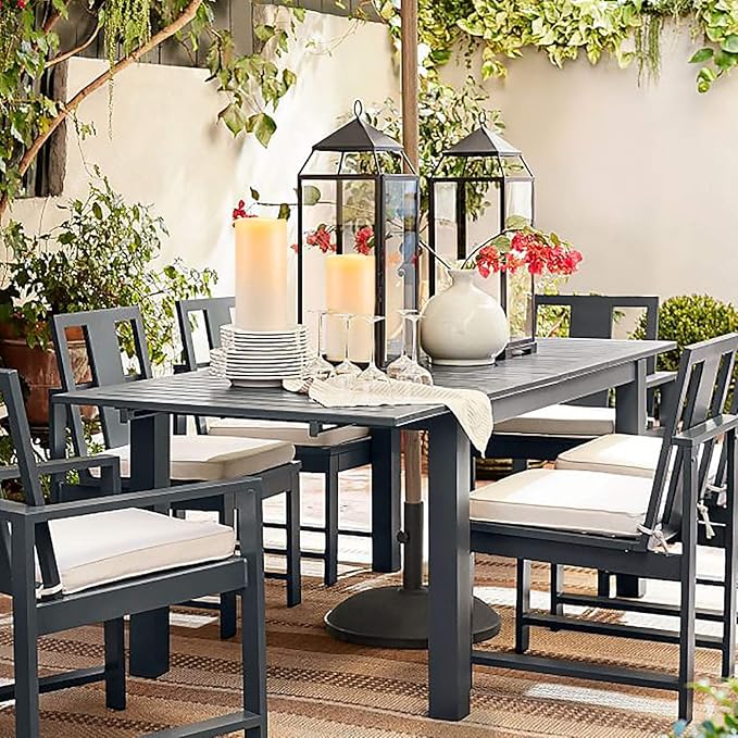 Homemory 6" x 4" Large Waterproof Outdoor Flameless Candles with Remote Control and Timer, Battery Operated Flickering LED Pillar Candles for Indoor Outdoor Lanterns, Porch, Long Lasting, Set of 2