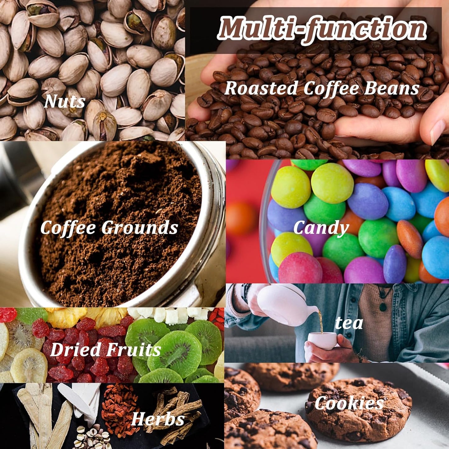 Coffee Bags with Valve (50 PCS,8oz/0.5lb) Blue High Barrier Aluminum Foil Flat Bottom Standing Coffee Beans Storage Packaging Bags, Reusable Heat Seal Side Zipper Pouches for Small Business and Home