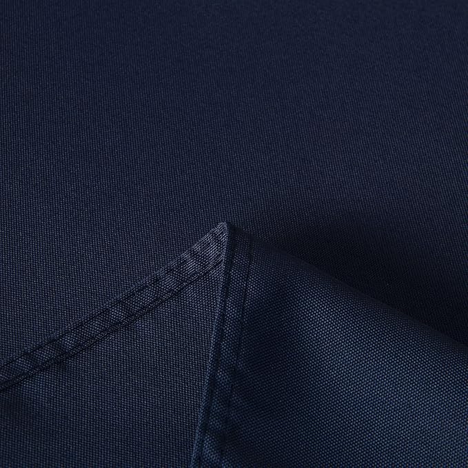 sancua Rectangle Tablecloth - 70 x 108 Inch - Stain and Wrinkle Resistant Washable Polyester Table Cloth, Decorative Fabric Table Cover for Dining Tables, Buffet Parties and Camping, Navy