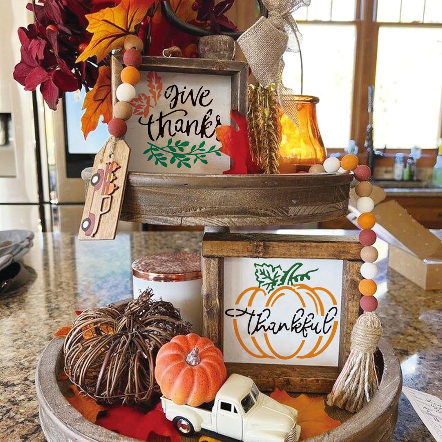 45Pieces Christmas Halloween Fall Thanksgiving Cookie Stencils Reusable Holiday DIY Baking Cake Templates Stencil for Food Dessert Craft (45 Holiday)