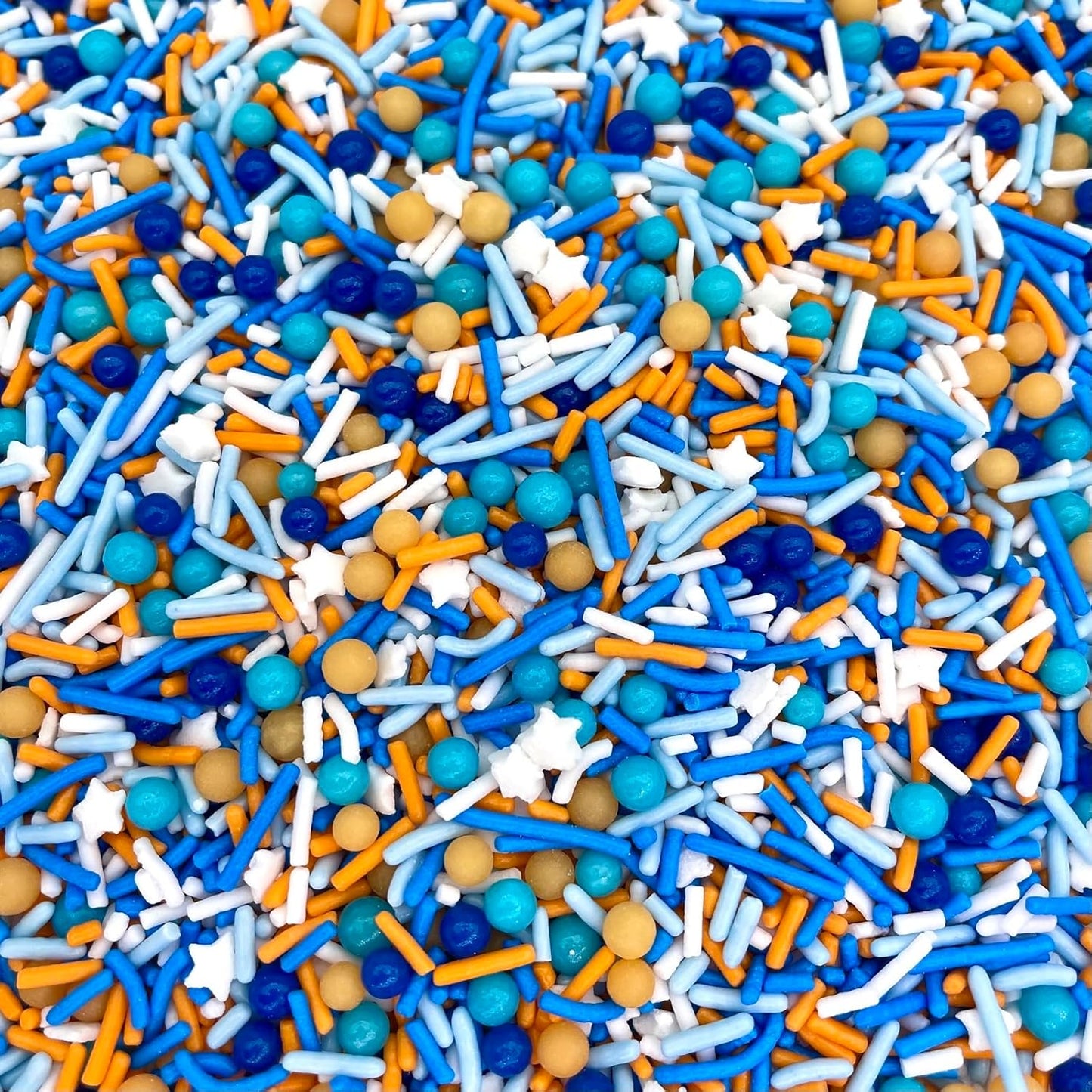 Manvscakes | Sprinkles | 4 oz | Cake sprinkles | Cupcake sprinkles | Baking | Sprinkle mix | Edible sprinkle (Baby blue)