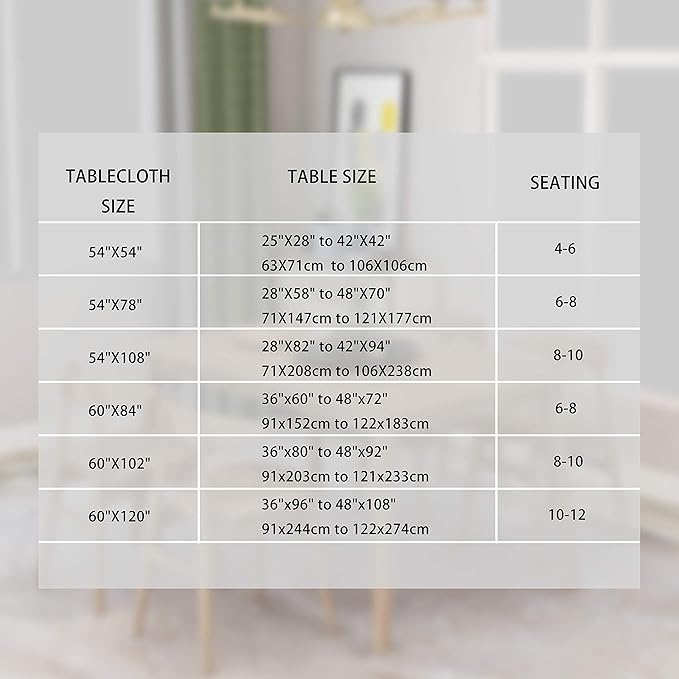 sancua Square Tablecloth - 70 x 70 Inch - Water Resistant Spill Proof Washable Polyester Table Cloth, Decorative Fabric Table Cover for Dining Tables, Buffet Parties and Camping, Light Grey