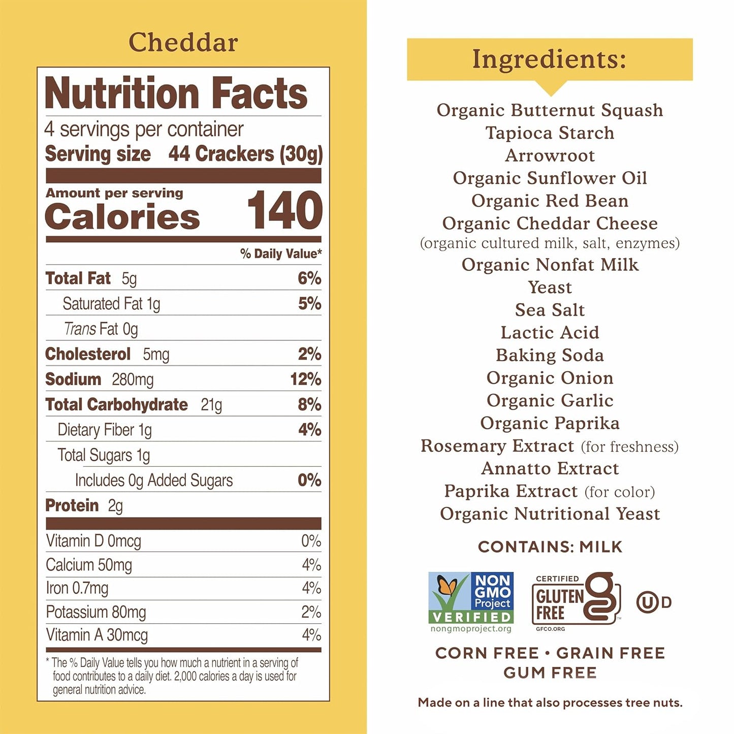 Simple Mills Pop Mmms Cheddar Baked Snack Crackers and Pop Mmms Pizza Baked Snack Crackers (Pack of 2)