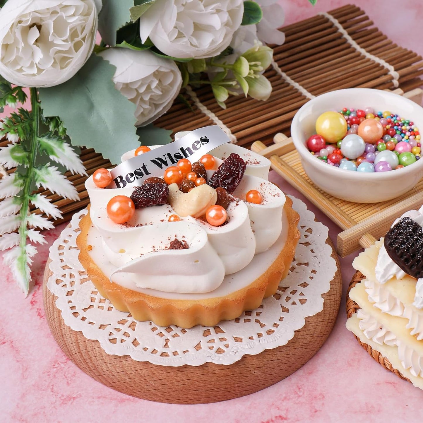 Light Green Sprinkles for Cake Decorating, 6 Sizes Mix Edible Pearl Sugar for Cupcake Cookie Ice Cream Topping, Wedding Parties Christmas Supplies 4.6 oz