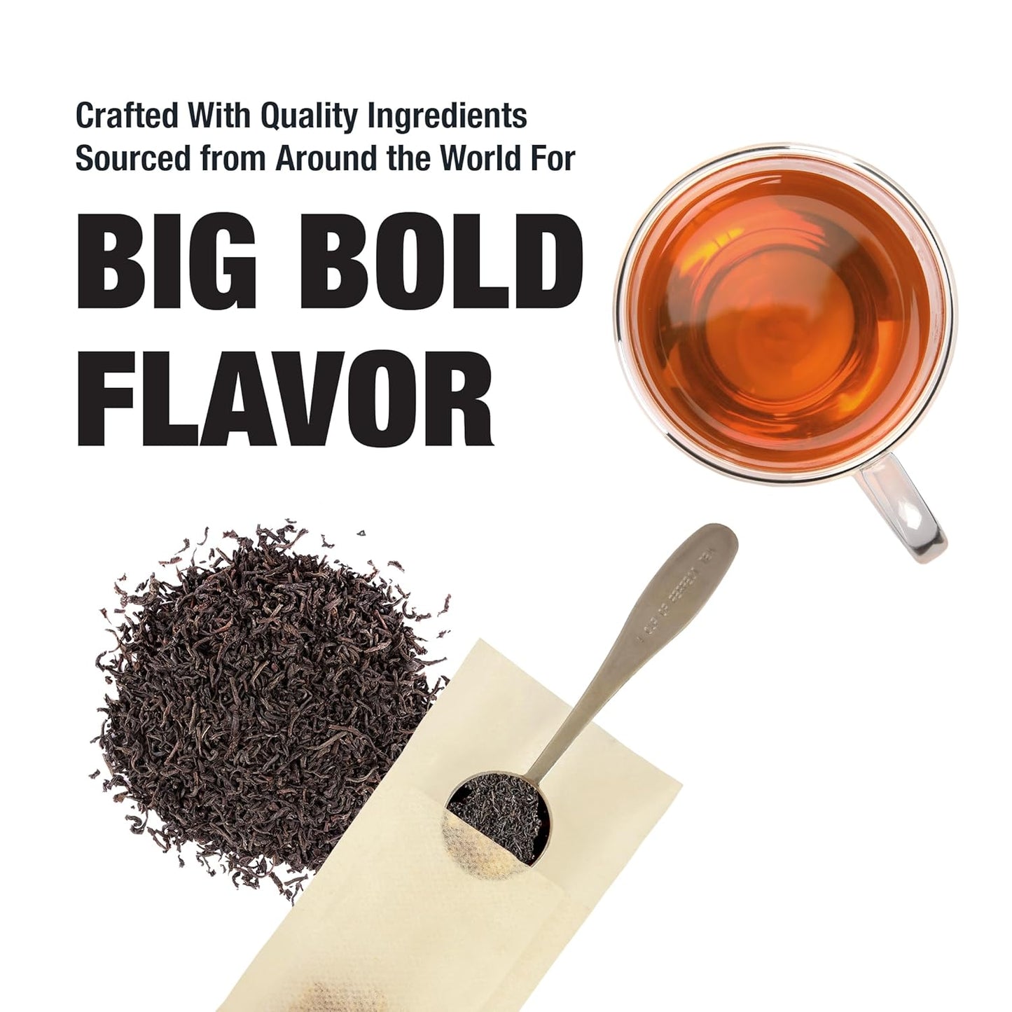 Tiesta Tea - Royal Breakfast, Loose Leaf, Classic English Black Tea, Premium High Caffeine Blend, Make Hot or Iced & Brews Up to 250 Cups, 16oz Bulk Pouch & 4oz Refillable Tin Combo