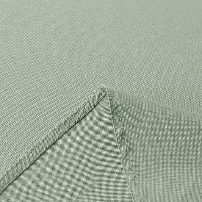 sancua Rectangle Tablecloth - 60 x 120 Inch - Stain and Wrinkle Resistant Washable Polyester Table Cloth, Decorative Fabric Table Cover for Dining Tables, Buffet Parties and Camping, Sage Green