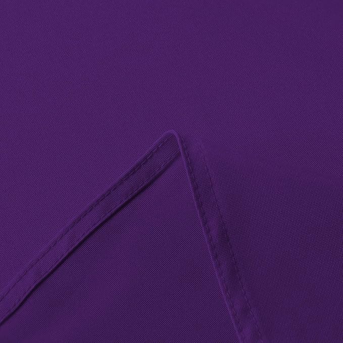 sancua Rectangle Tablecloth - 54 x 108 Inch - Stain and Wrinkle Resistant Washable Polyester Table Cloth, Decorative Fabric Table Cover for Dining Tables, Buffet Parties and Camping, Purple