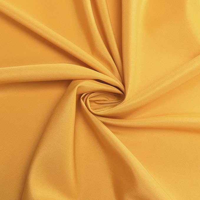 sancua Rectangle Tablecloth - 60 x 120 Inch - Stain and Wrinkle Resistant Washable Polyester Table Cloth, Decorative Fabric Table Cover for Dining Tables, Buffet Parties and Camping, Gold