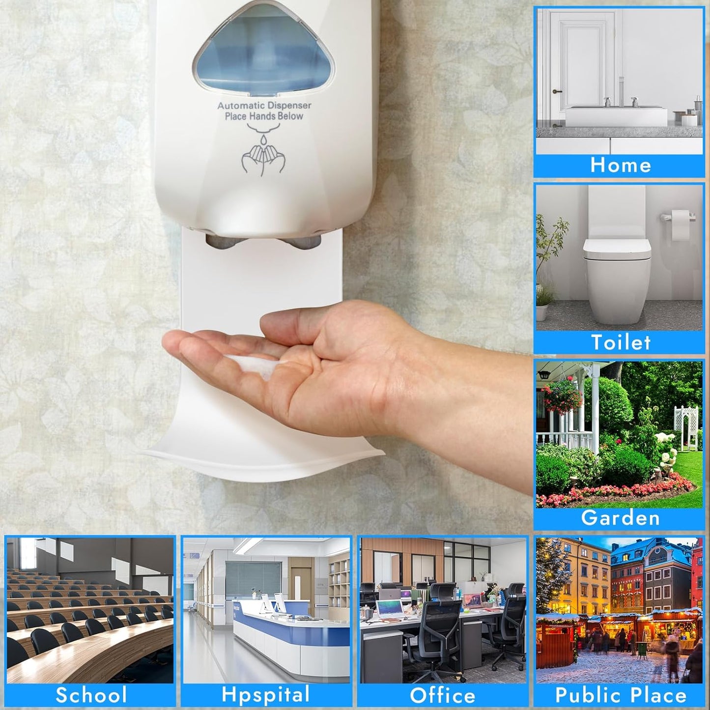 10PCS Dispenser Drip Tray Wall Mount Soap Dispenser Bracket,Laundry Detergent Drip Catcher Prevent Dripping and Spraying, Easy to Clean(White)