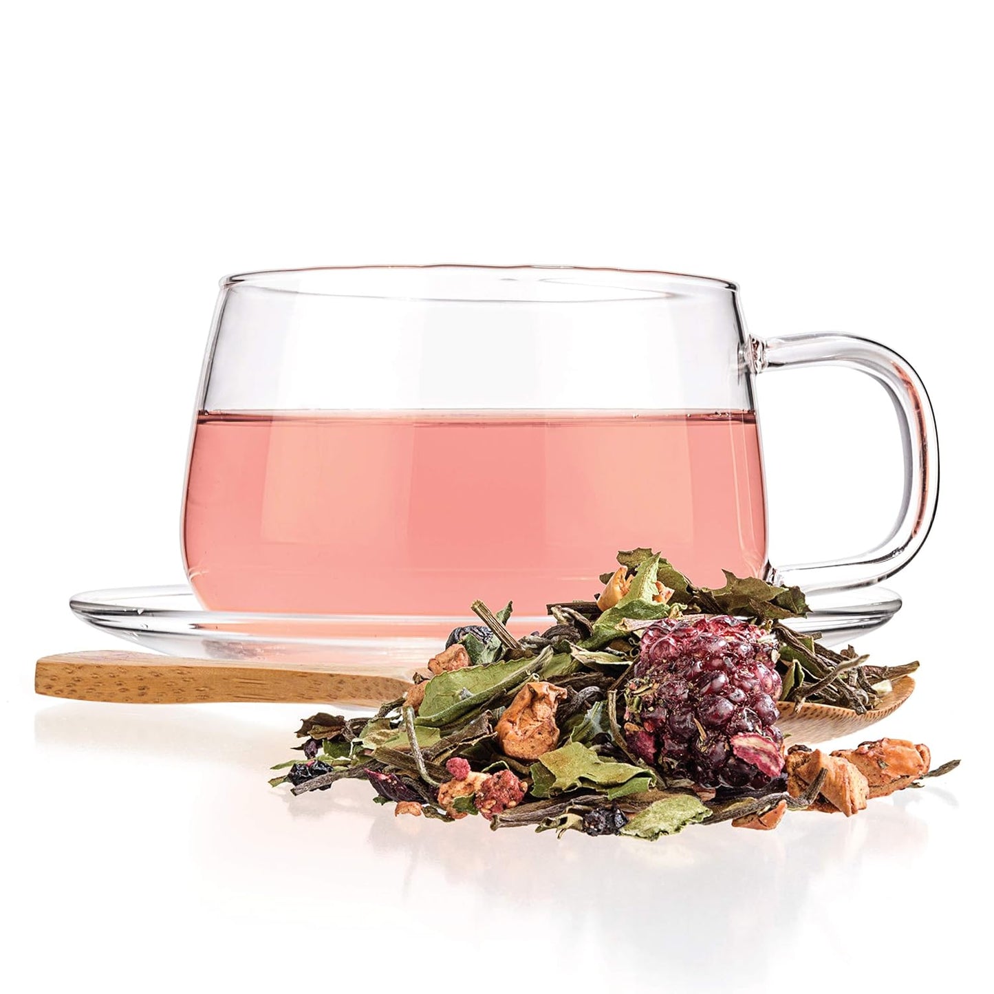 Tealyra - White Garden Bouquet - Fruity White Loose Leaf Tea Blend - Hibiscus - Strawberry - Raspberry - Antioxidants and Vitamines Rich - All Natural Ingredients - 110g (4-ounce)
